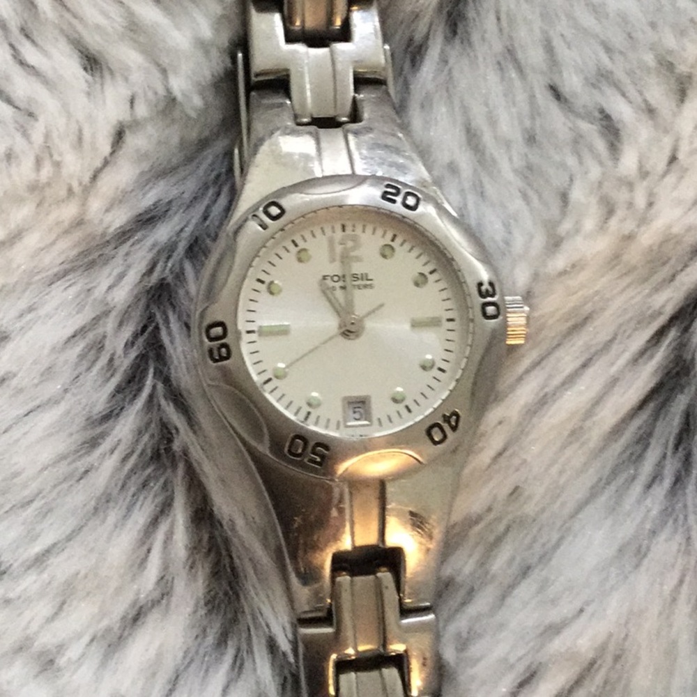 Silver watch